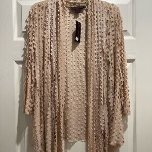 Chic Beige Women's Cape Jacket